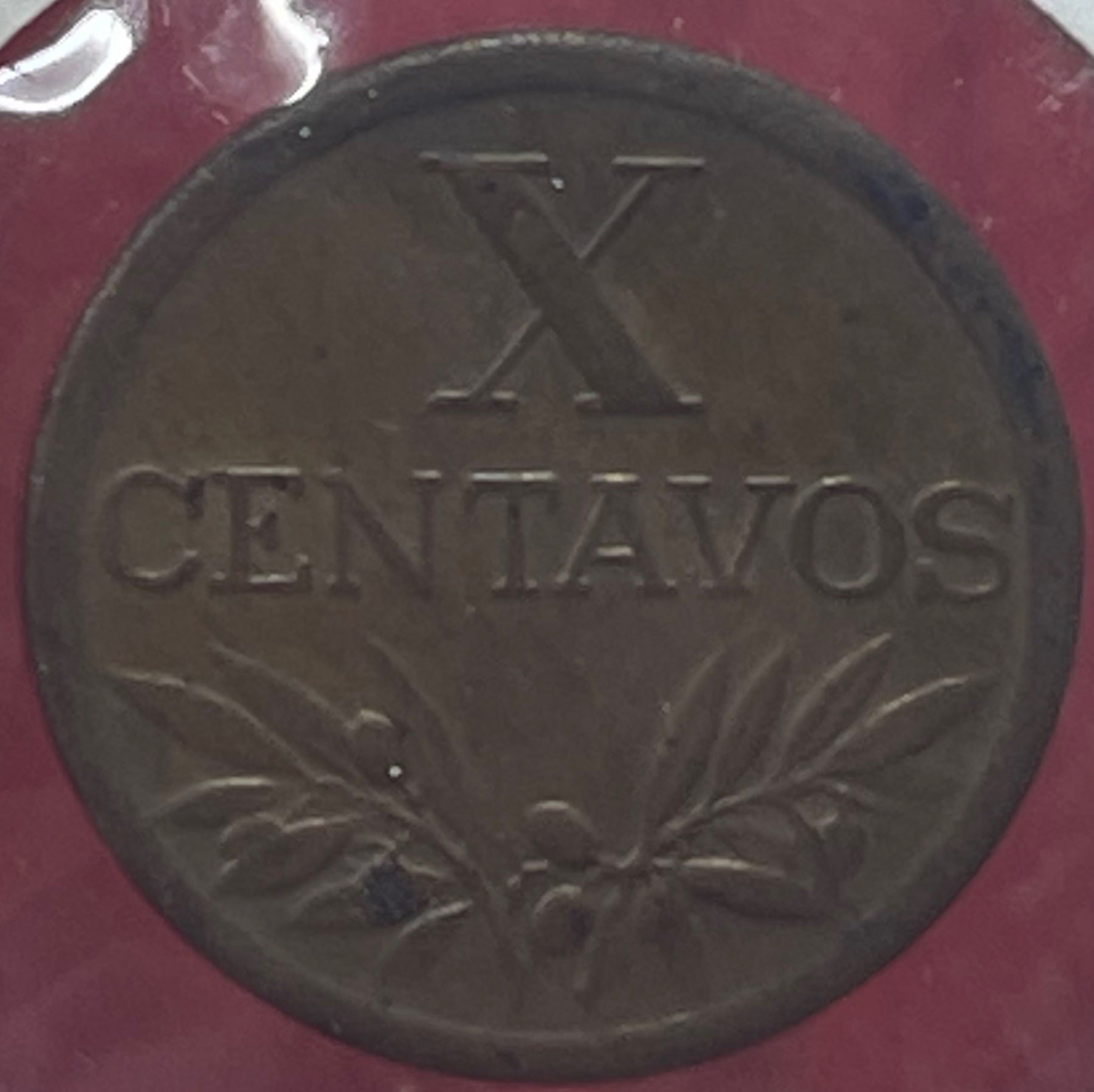 Portugal 1953 10 Centavos Escudo (Centavos) KM-581 Circulated World Coin Item Shown — back