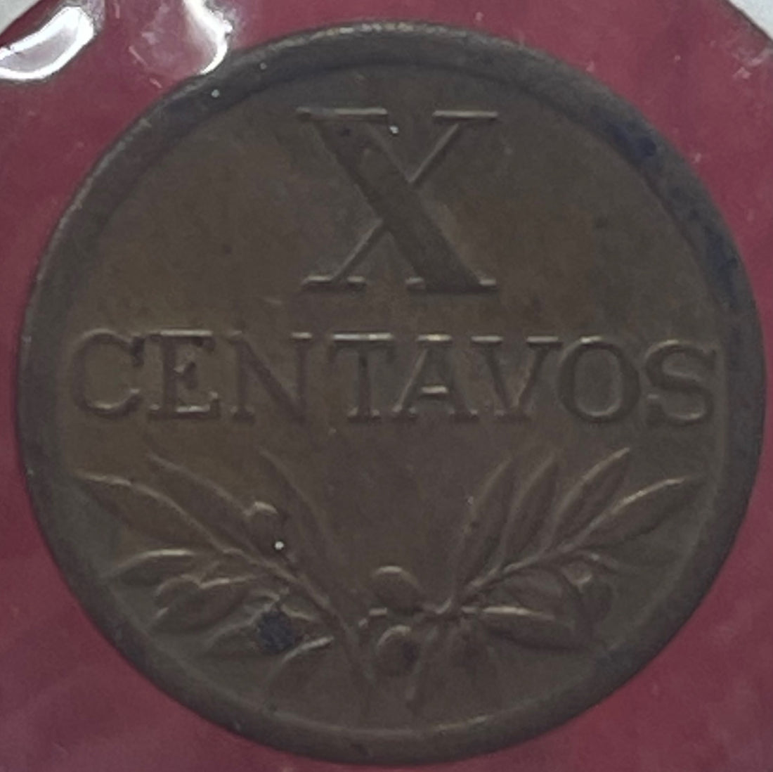 Portugal 1953 10 Centavos Escudo (Centavos) KM-581 Circulated World Coin Item Shown — back