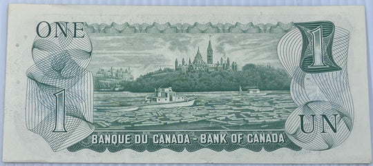 Canada 1973 1 Dollar P-85 Circulated World Banknote — back