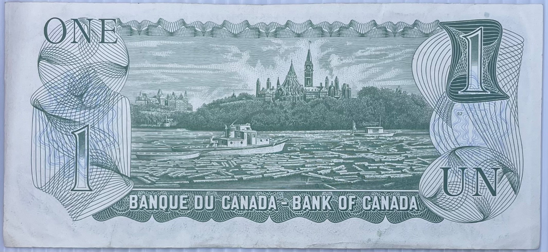 Canada 1973 1 Dollar Canadian Dollar P-85 Circulated World Banknote Note Shown — back