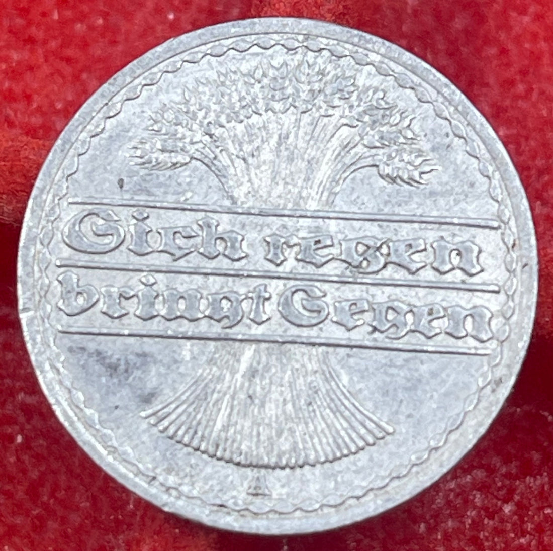 Germany 1920 A 50 Pfennig KM-27 Circulated World Coin Item Shown — back