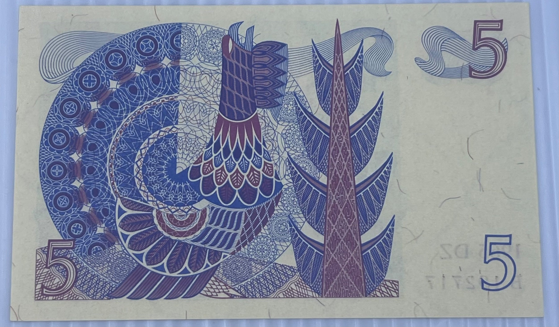 Sweden 1965 5 Kronor P-51 UNC World Banknote — back