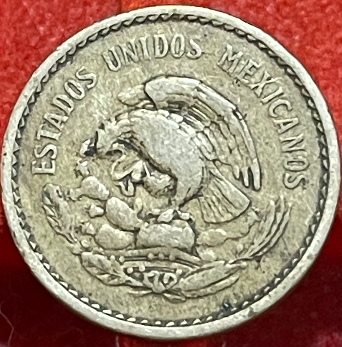 Mexico 1946 MO 10 Centavos KM-432 Circulated World Coin — back