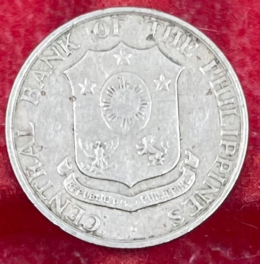 Philippines 1960 10 Centavos KM-188 Circulated World Coin — back