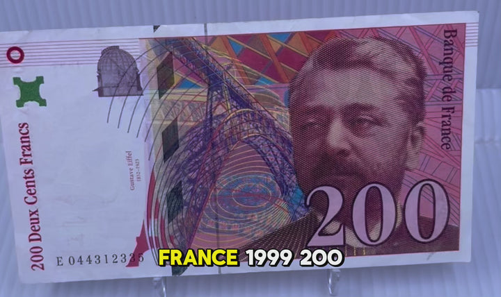 France 1999 200 Francs P159 Used Banknote