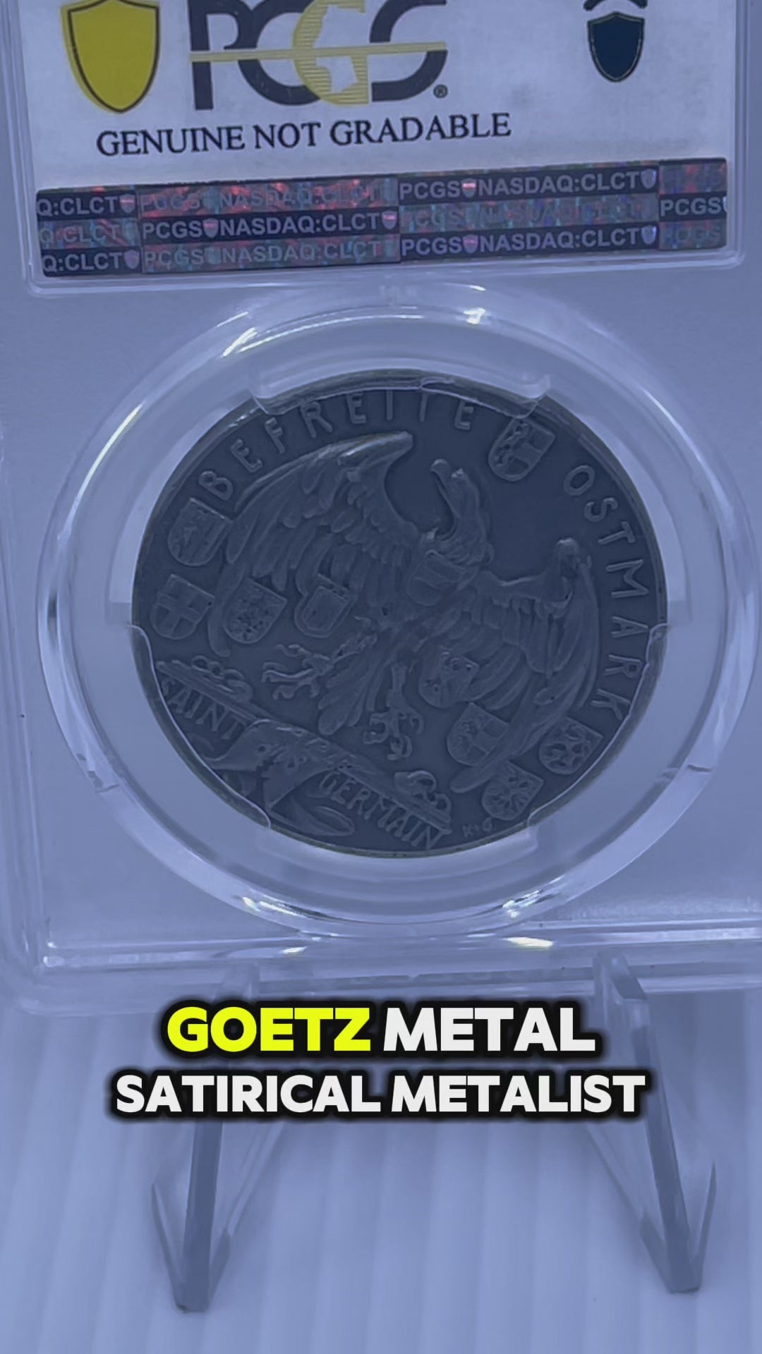 Germany 1938 -Karl Goetz Medal, K-545 PCGS SP Genuine