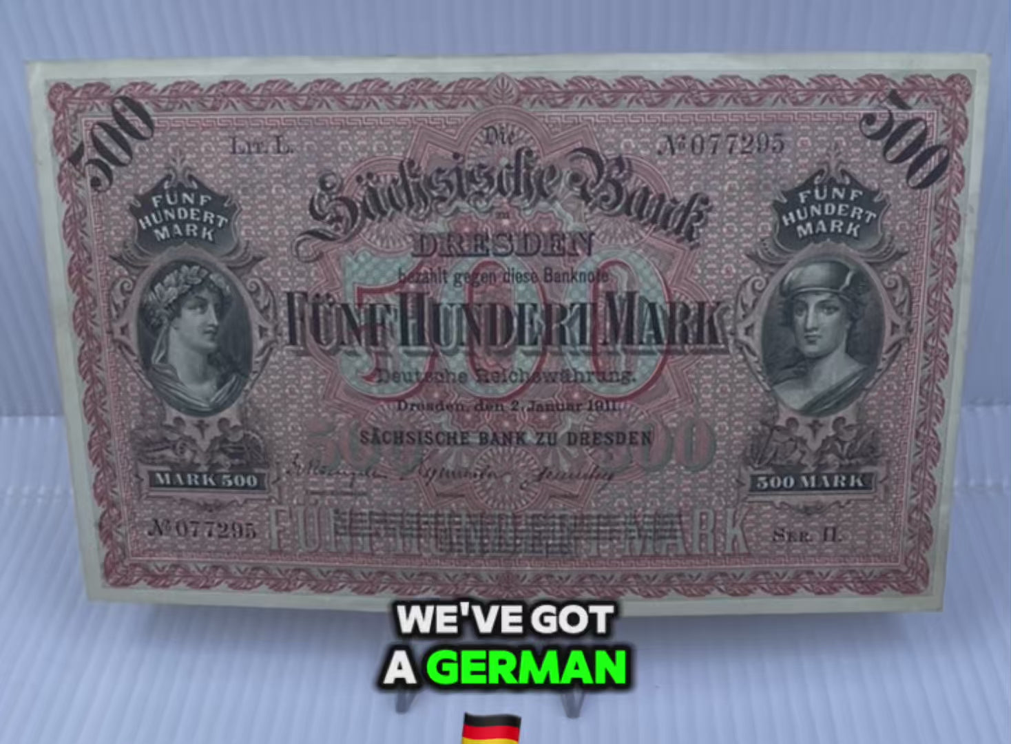 Germany States 1911 500 Mark P-S953B Used Banknote
